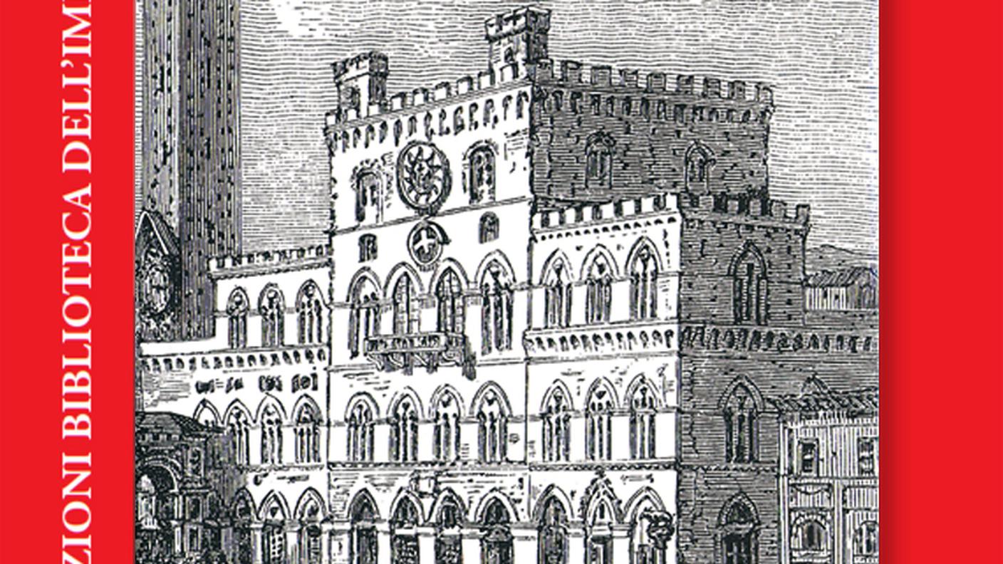 "Storia di Siena dalle origini ai giorni nostri" di Mario Ascheri; Biblioteca dell'immagine (dettaglio copertina)  