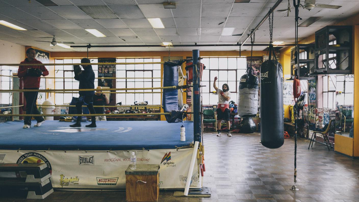 La palestra di Redfern, fondata e gestita da Tony Mudine, ex campione australiano di pugilato (© Duc Phong Nguyen - gaiareporters.com)