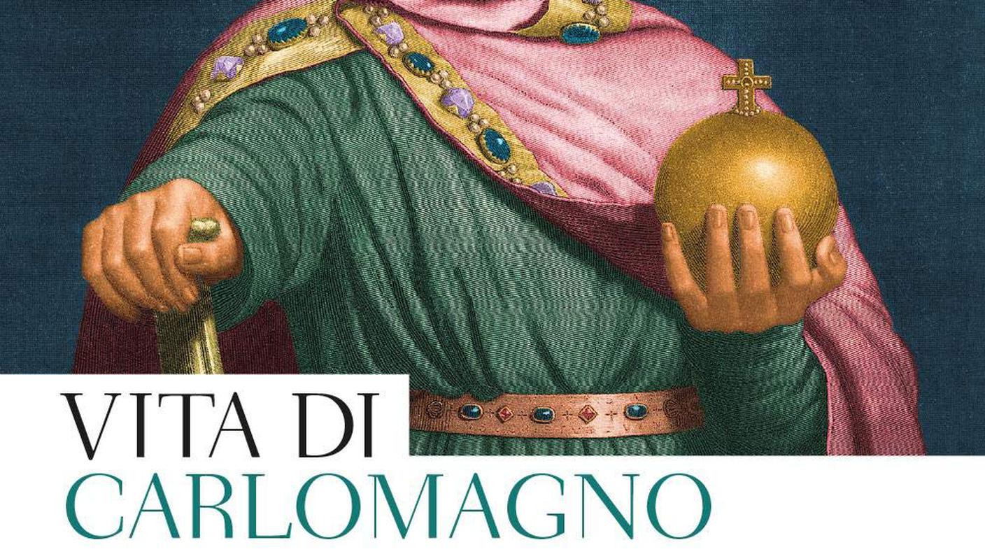 “Vita di Carlo Magno. Un padre della patria europea” di Franco Cardini; Bompiani (dettaglio copertina)