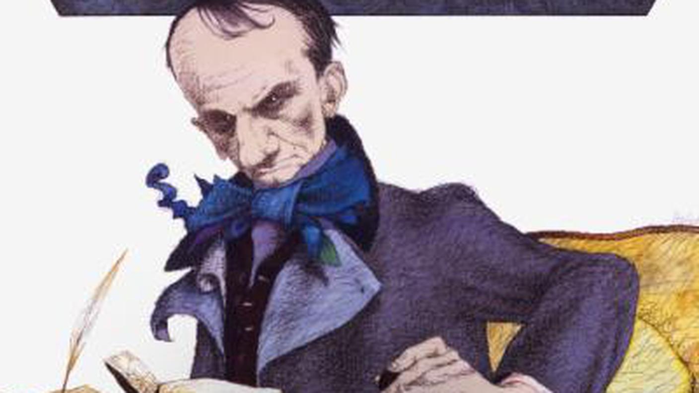 "Baudelaire è vivo. I fiori del male tradotti e raccontati" di Giuseppe Montesano; Scrittori Giunti (dettaglio copertina) 