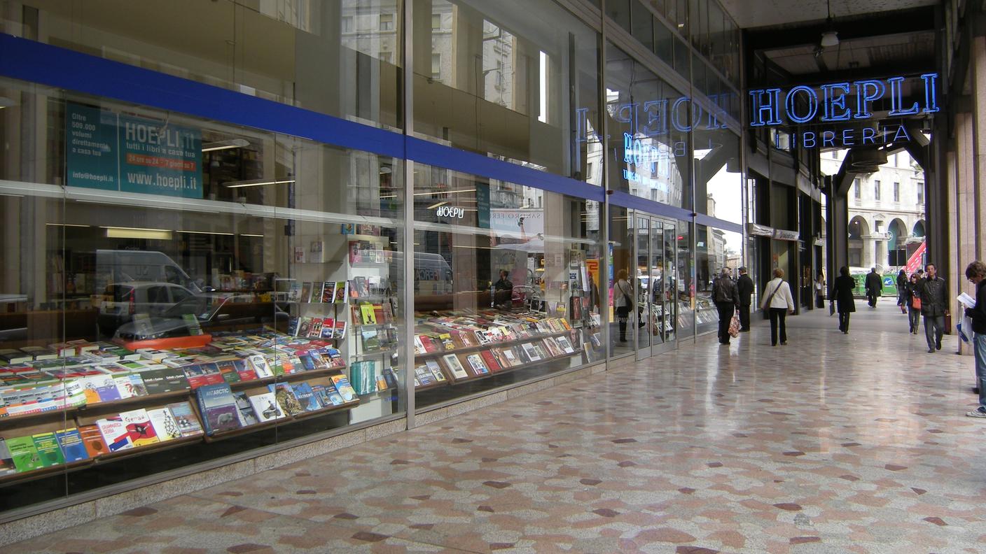 La libreria Hoepli (courtesy Barbara Hoepli)