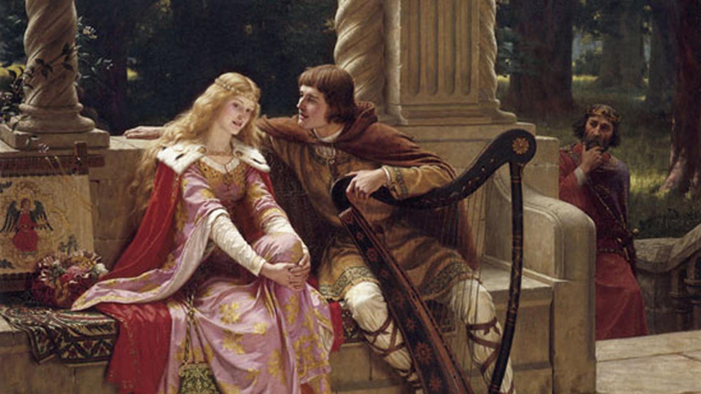 Tristano e Isotta - "The end of the song", Edmund Blair Leighton, 1902