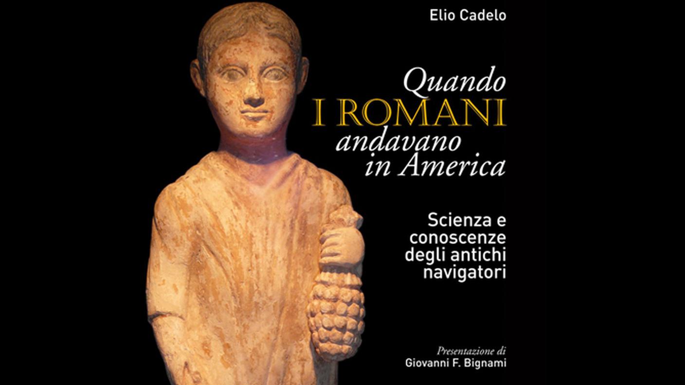 Dettaglio copertina "Quando i romani andavano in America"