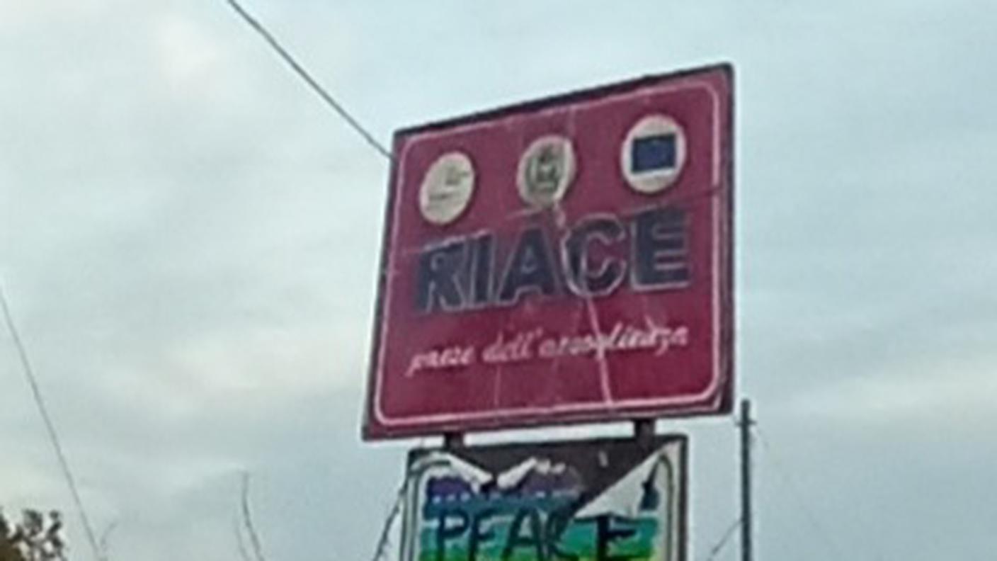 Cartello di Riace