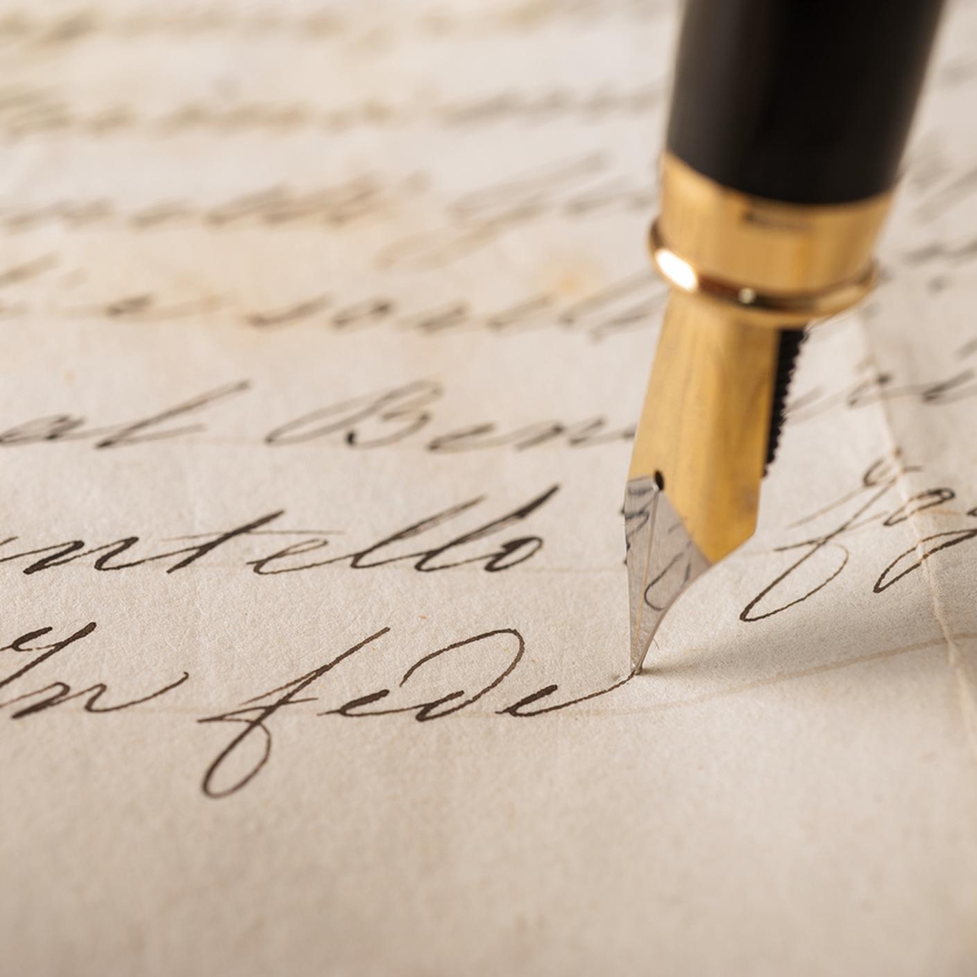 bella scrittura, Penna stilografica, Scrivere, Lettera, Firmare, Documento, Diario