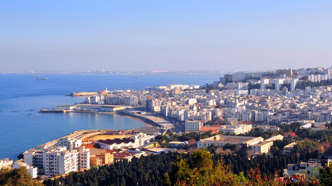 Vista su Algeri, capitale dell'Algeria 