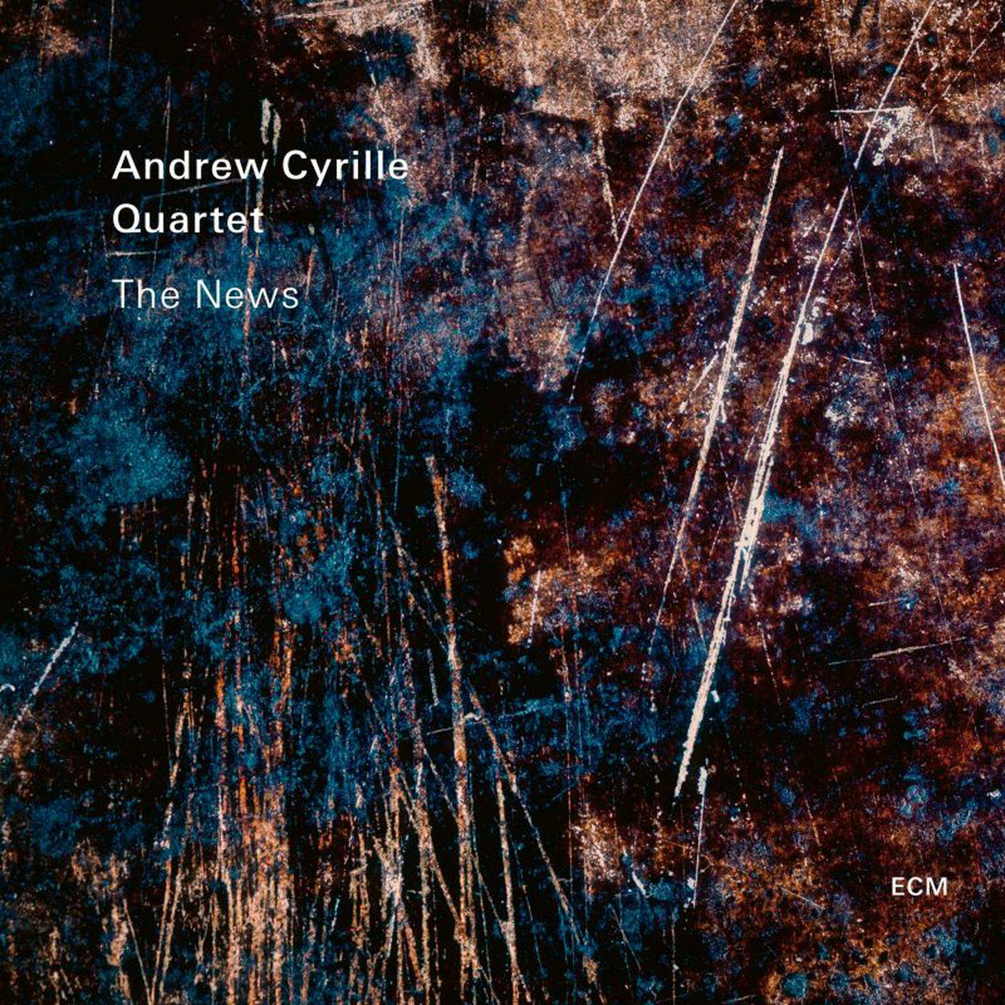 "The News" di Andrew Cyrille Quartet,  ECM Records (dettaglio di copertina)