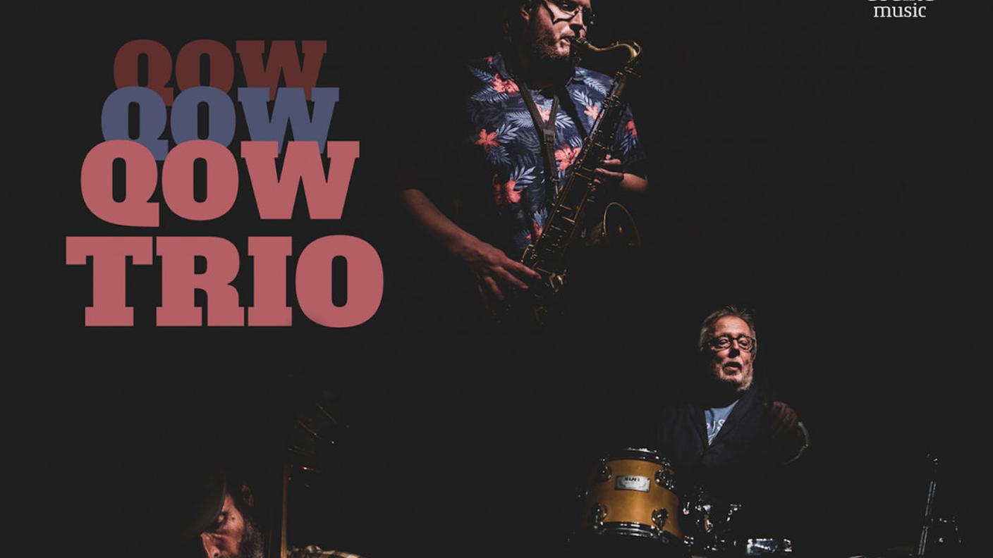 "QOW" di QOW Trio, ed. Ubuntu Music, GB – 2021 (dettaglio di copertina)