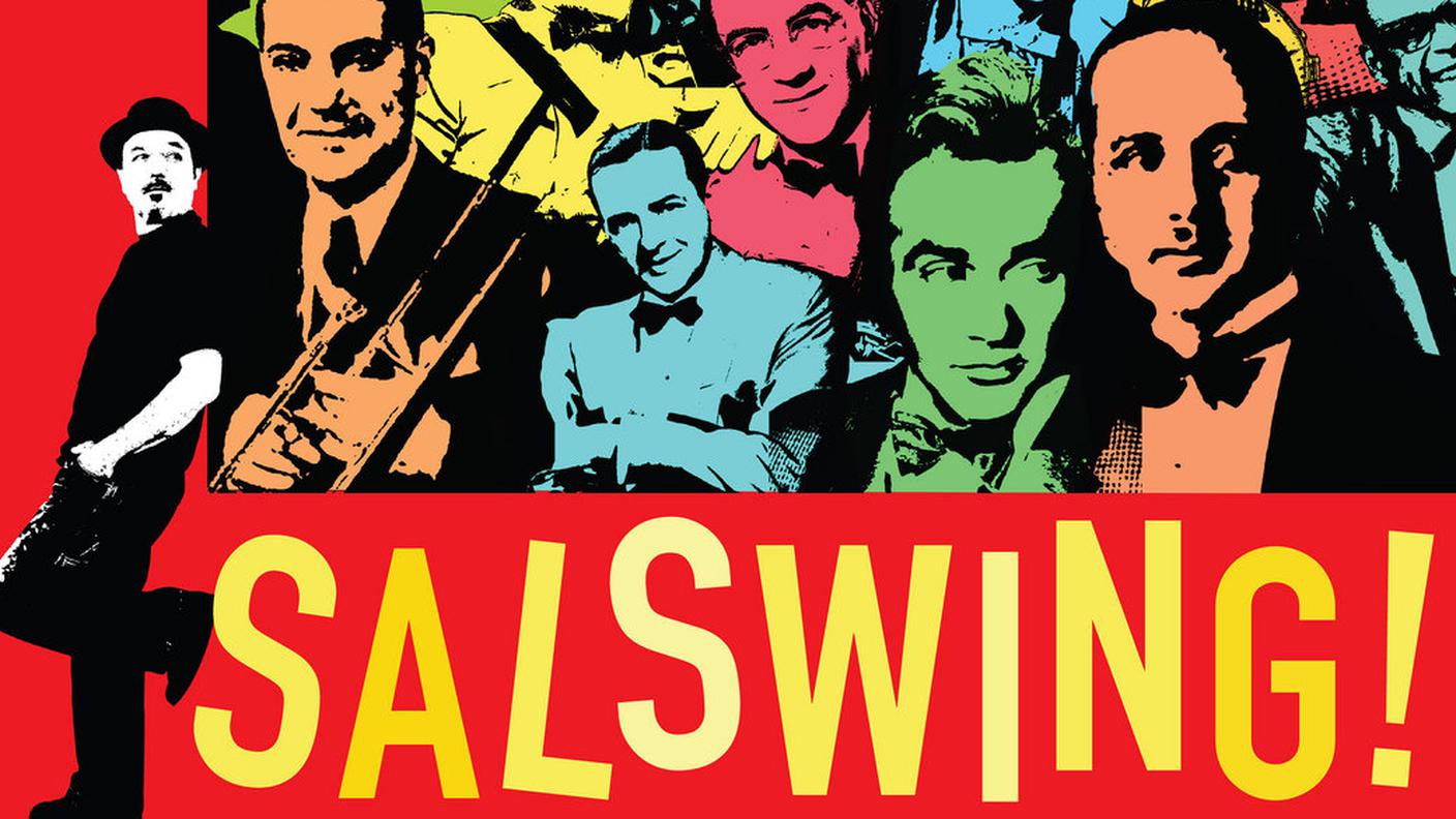 "Salswing!" di Ruben Blades & Roberto Delgado Orquesta, RB Prod (dettaglio di copertina)