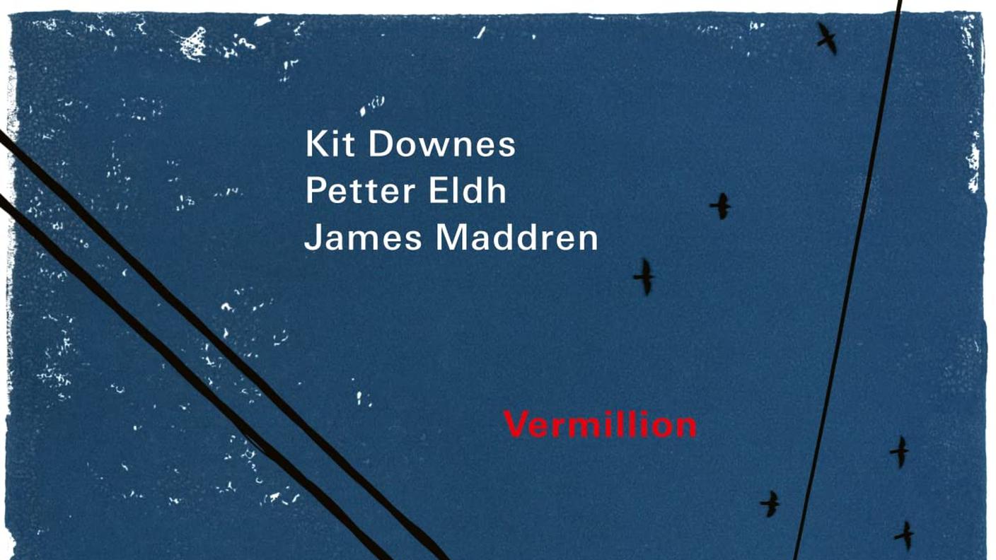 “Vermillion” di Kit Downes, Petter Eldh, James Maddren; ECM (dettaglio copertina) 