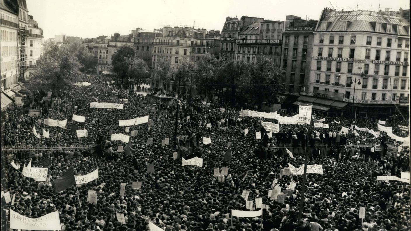 Proteste di studenti a Parigi, 1968
