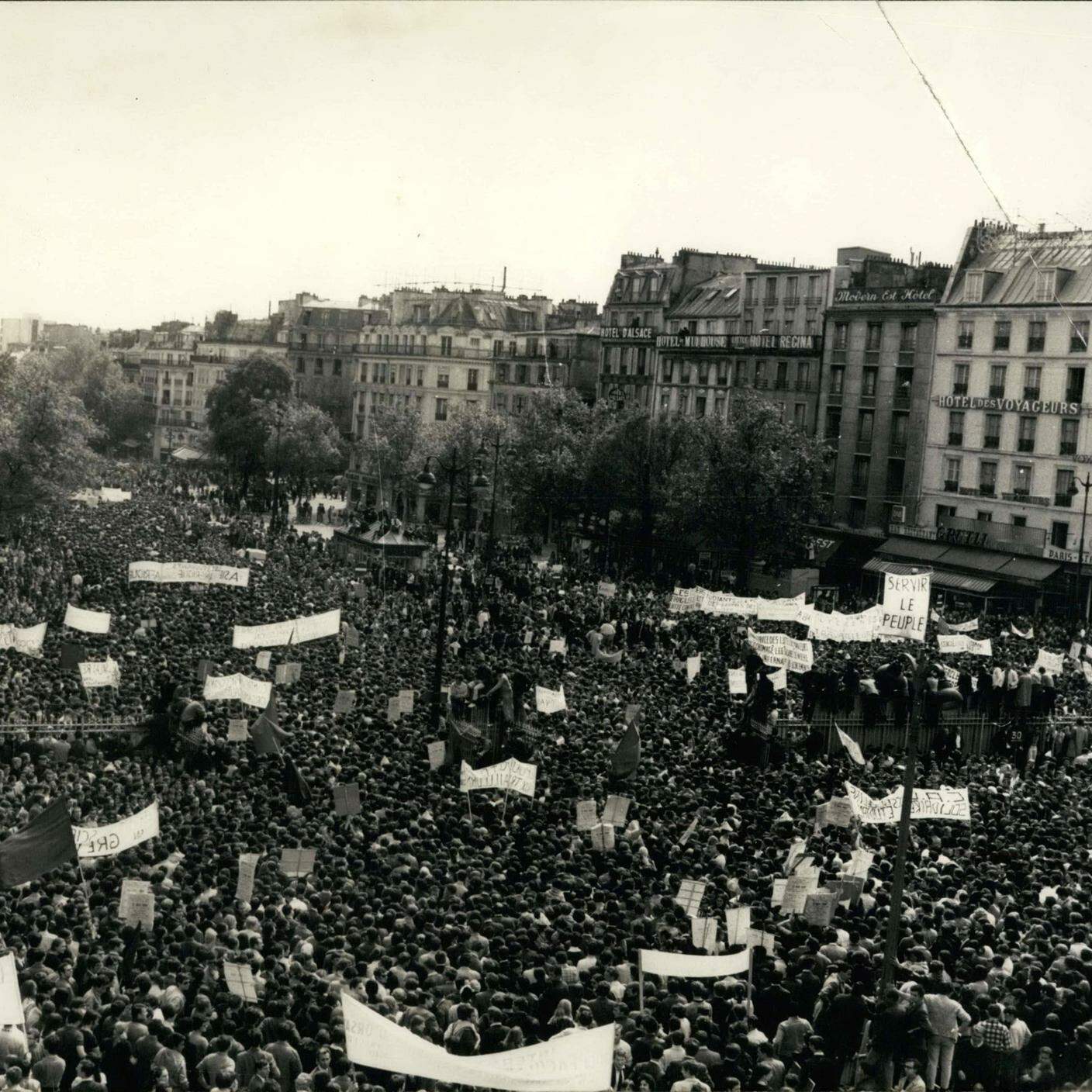 Proteste di studenti a Parigi, 1968