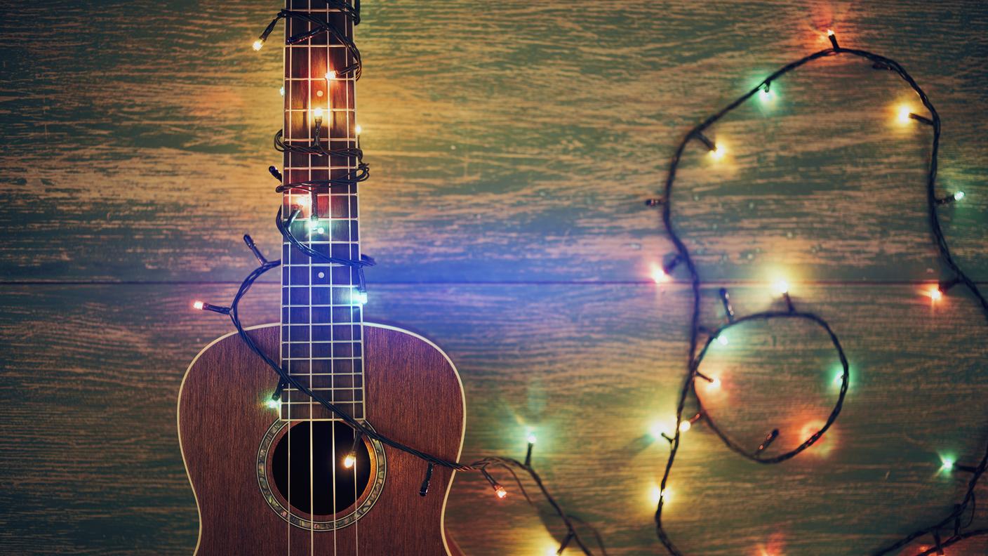 iStock-Natale, Attrezzatura per illuminazione, Chitarra, Attrezzatura, Cornice per foto