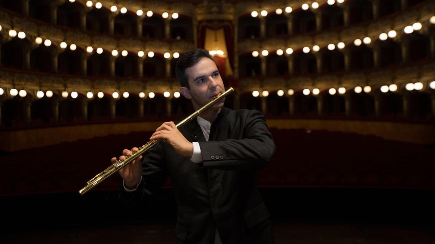 Il flautista italiano Davide Formisano