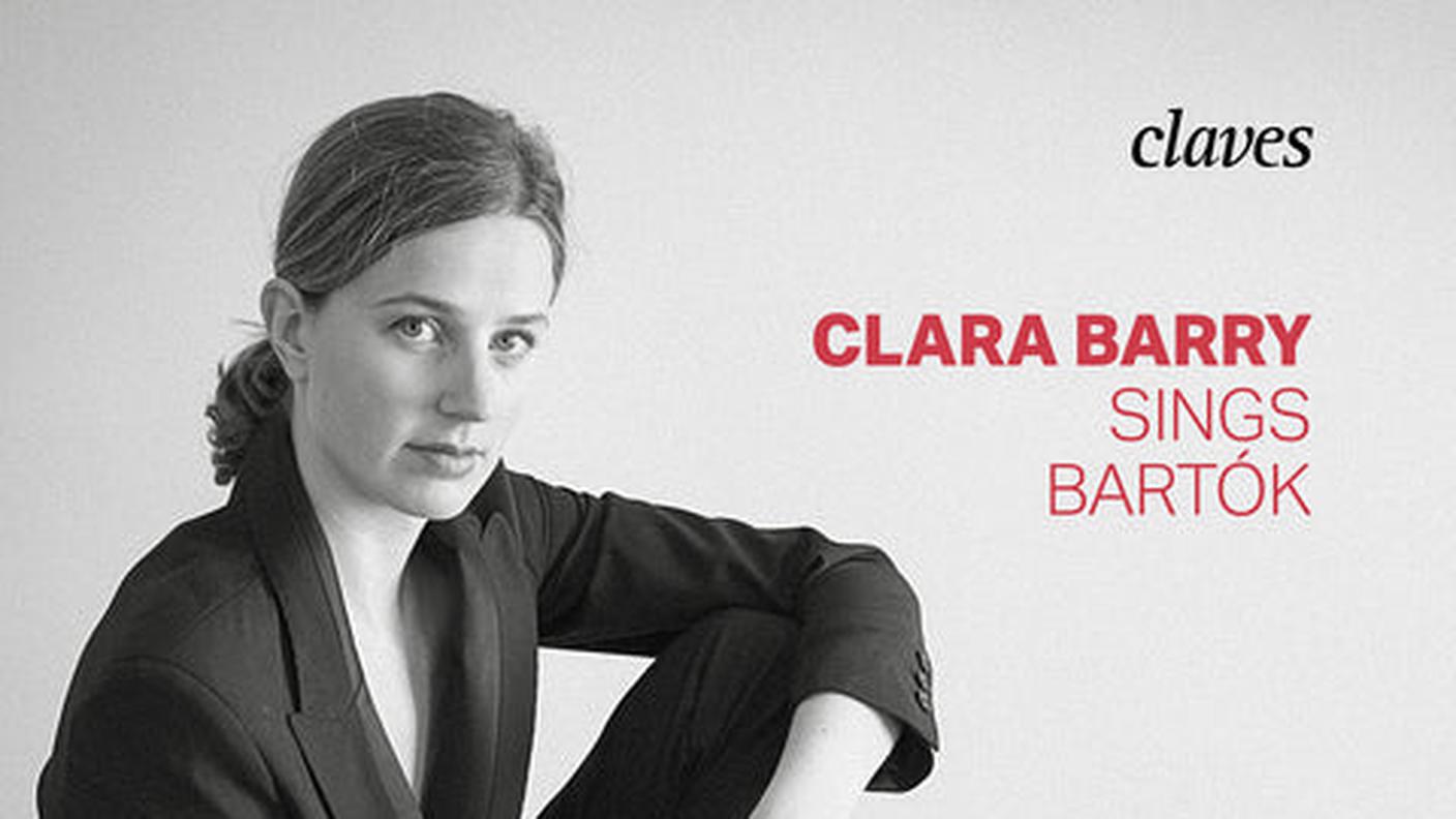 “Clara Barry sings Bartòk” di Clara Barry, Claves Records (dettaglio di copertina)