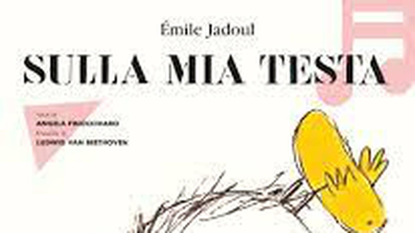 "Sulla mia testa" di Emile Jadoul, Babalibri (dettaglio di copertina)