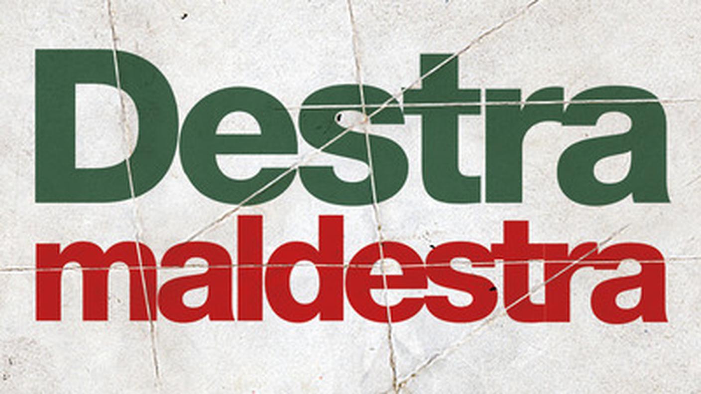 "Destra maldestra" di Alberto Mattioli, Chiarelettere (dettaglio di copertina) 