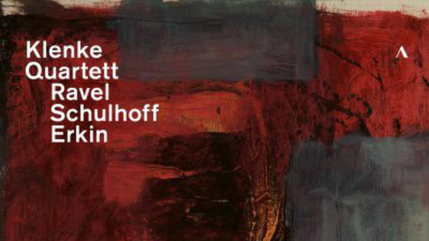 Ravel, Schulhoff, Erkin eseguiti da Klenke Quartett, Accentus (dettaglio di copertina)