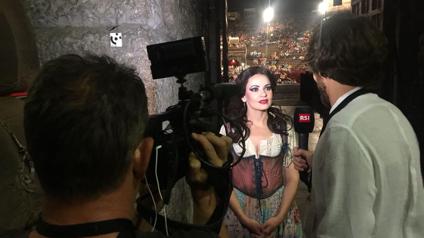 Anna Goryachova (Carmen) intervistata da Andrea Sala 