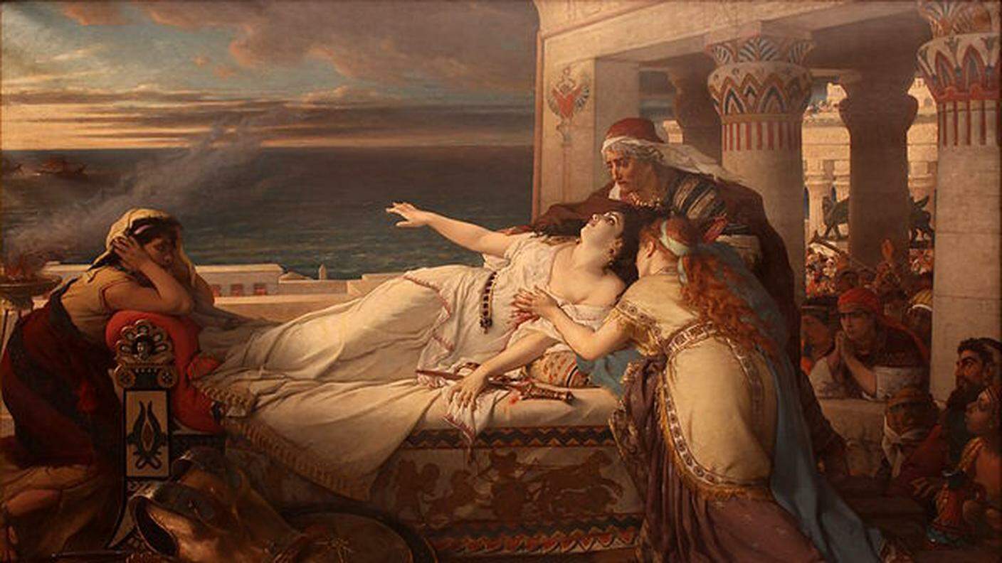 Joseph Stallaert, "La morte di Didone", 1872