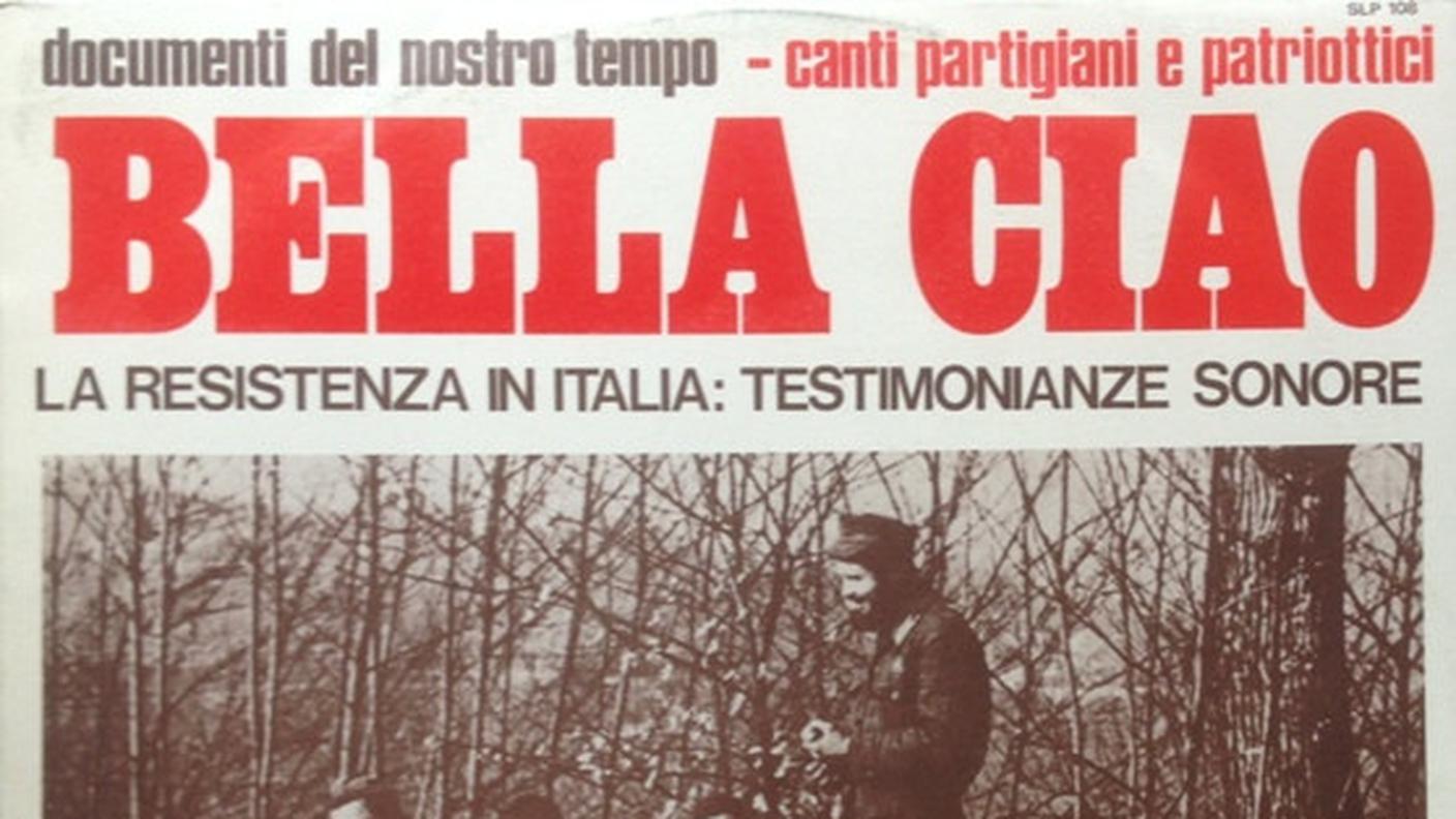 "Bella Ciao. La resistenza in italia: testimonianze sonore" dir. produzione Sergio Balloni, Signal Records (dettaglio di copertina)