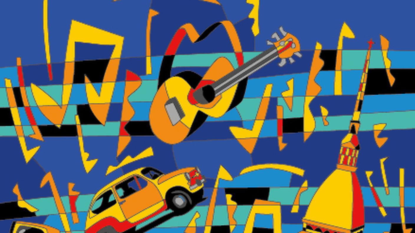 "Straniero - alle origini della canzone d’autore" di Giovanni Straniero e Federico Sirianni, Voglino Editrice (dettaglio di copertina)