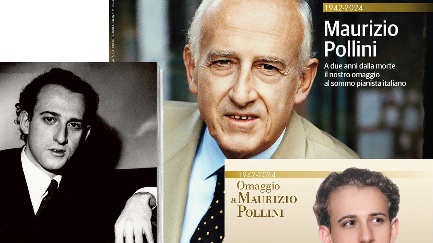 "Maurizio Pollini. Il pianista del futuro" di Luca Ciammarughi, Amadeus (copertina)