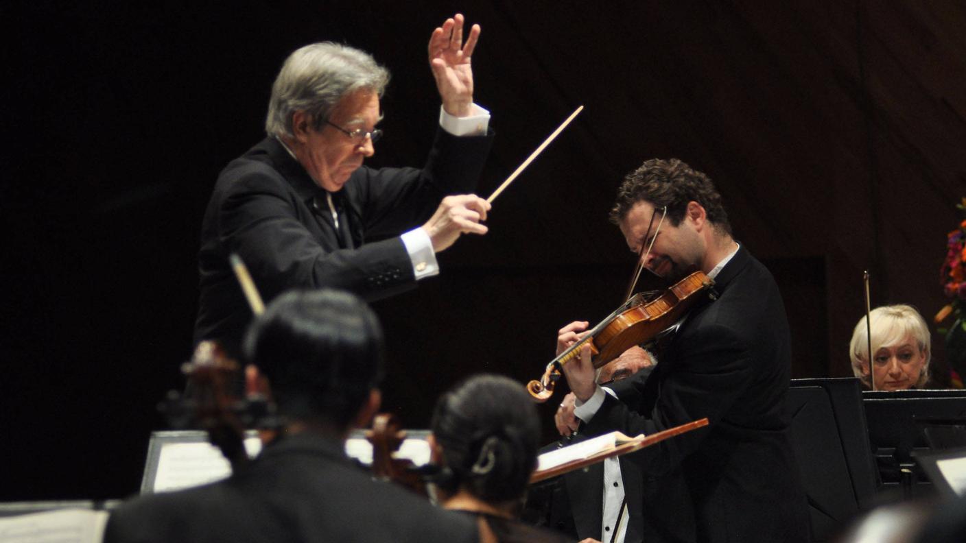 Il violinista russo Ilya Gringolts in concerto al Festival della Musica di Morelia, Messico