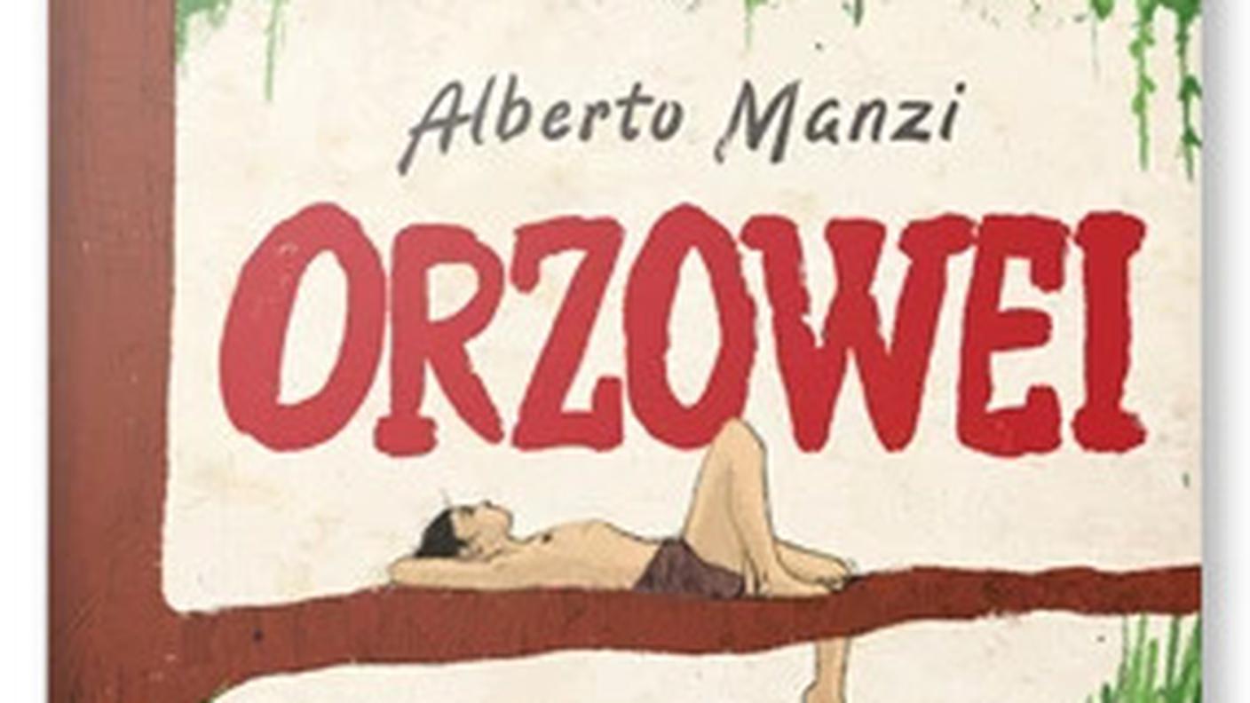 "Orzowei" di Alberto Manzi, Rizzoli (dettaglio di copertina)
