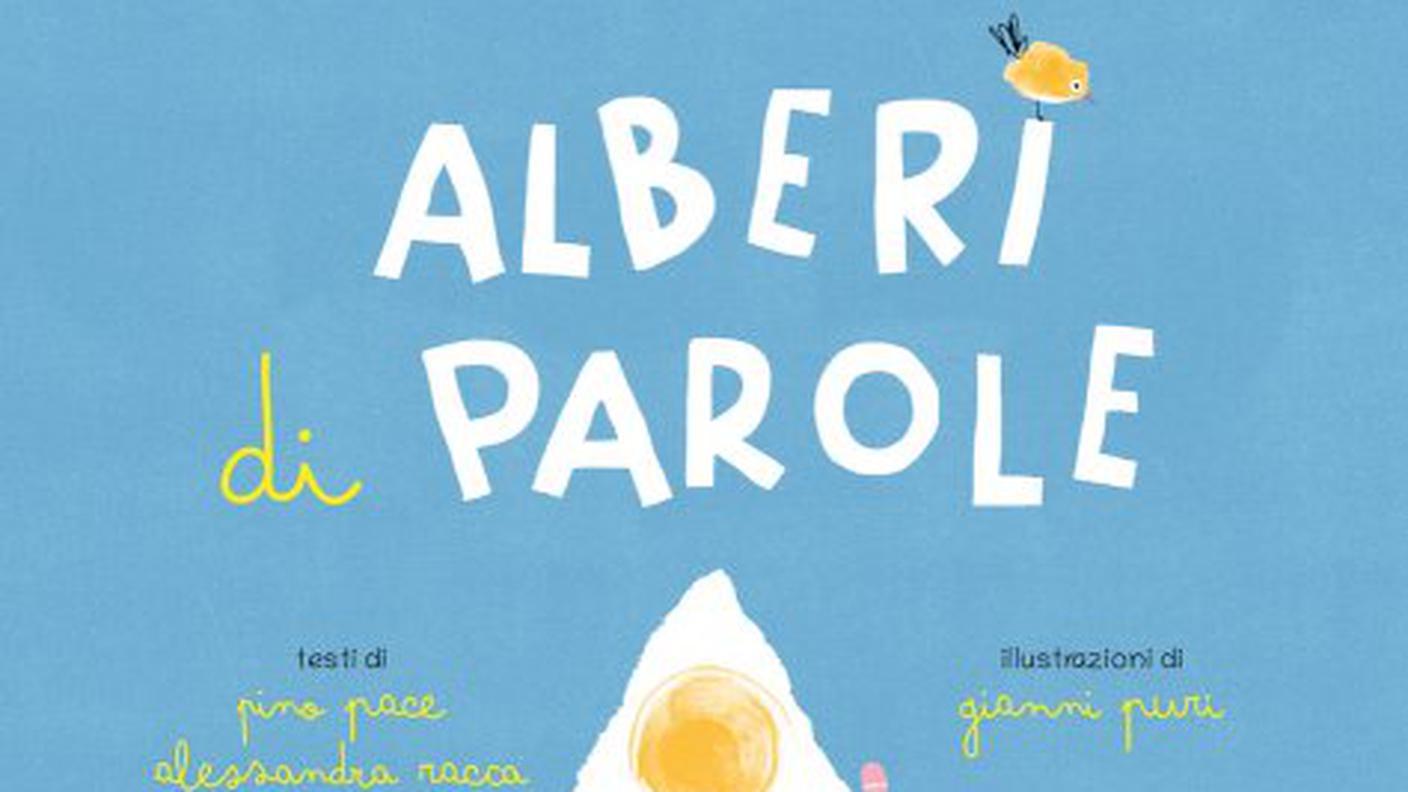"Alberi di parole" di Pino Pace e Alessandra Racca, EDT Giralangolo (dettaglio di copertina)