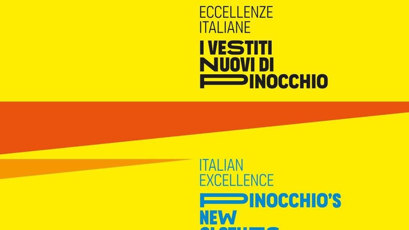 "Eccellenze italiane. I vestiti nuovi di Pinocchio", Giunti Editore (copertina)
