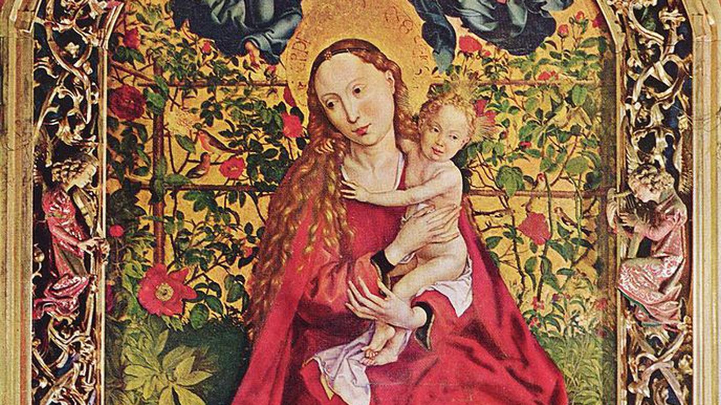Martin Schongauer: Maria im Rosenhag / Colmar