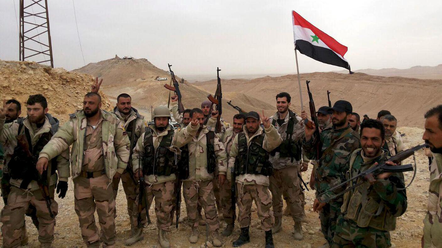 Palmira, Siria, Esercito di Assad