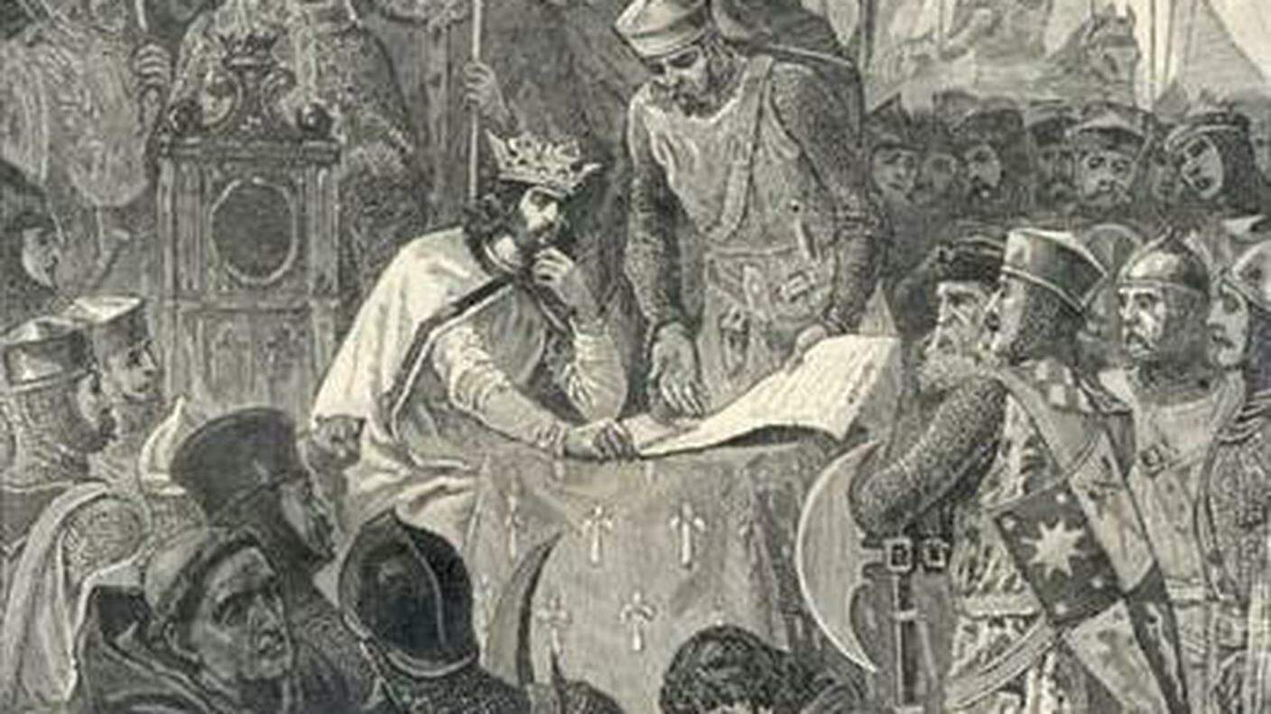 Giovanni Senza Terra firma la Carta Magna