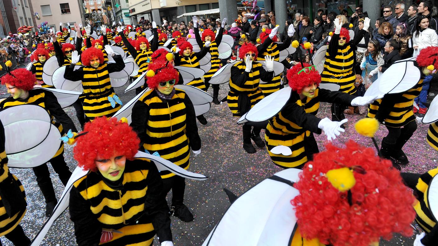 Il carnevale di Biasca (TiPress)