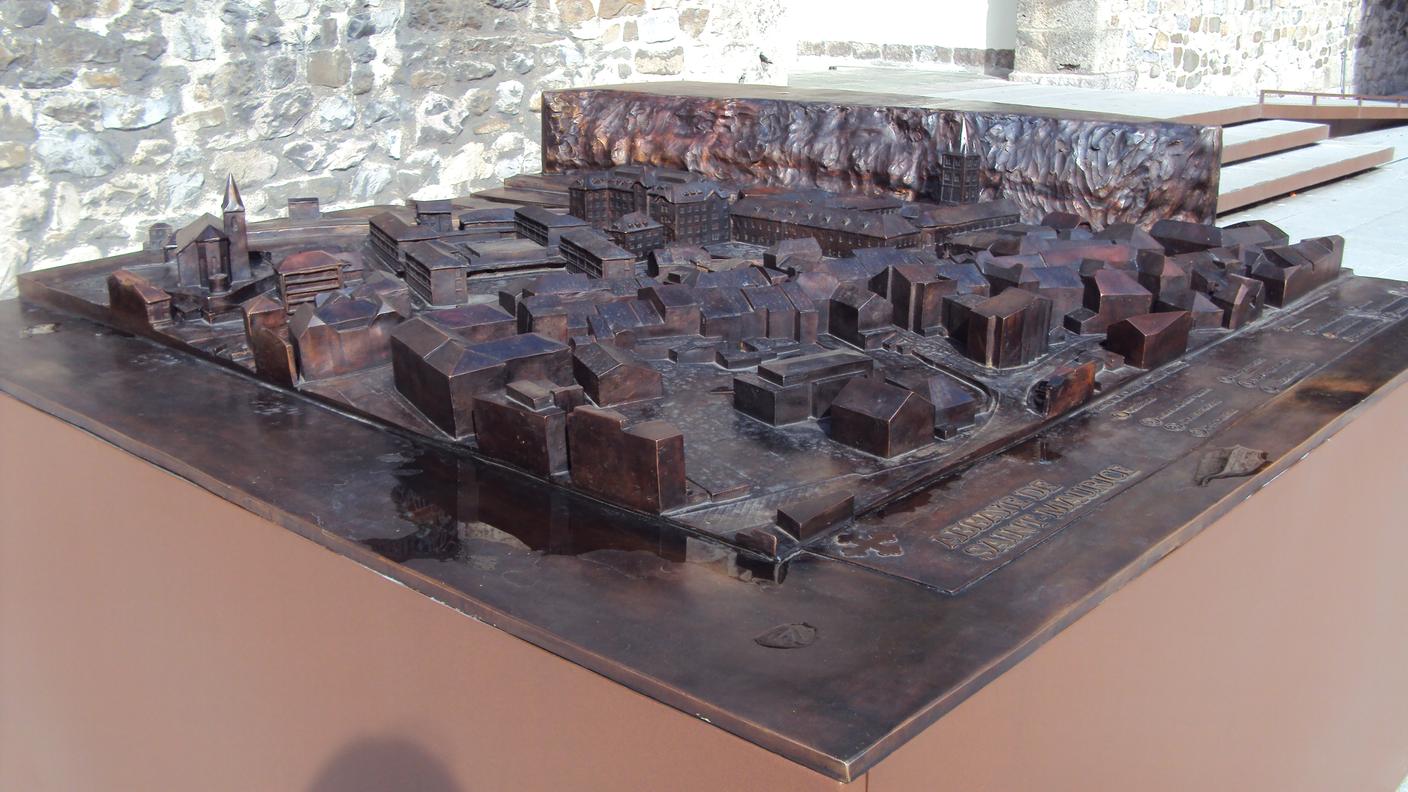 St. Maurice, modellino dell'Abbazia