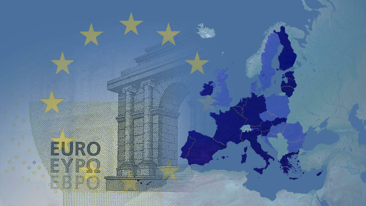 iStock-Valuta dell'Unione Europea, Europa - Continente, Carta geografica, Estonia, Globo terrestre