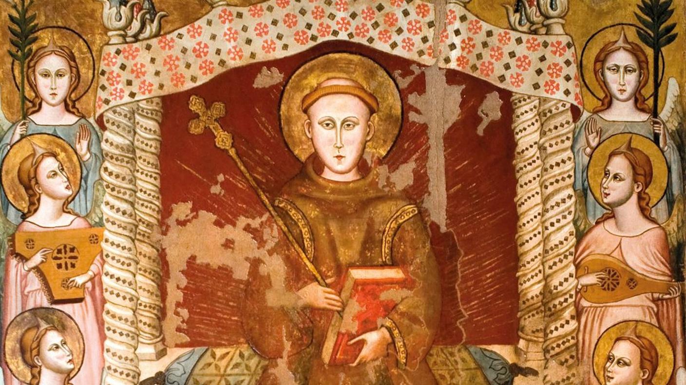 San Francesco in trono. Cripta Cattedrale San Rufino - Assisi