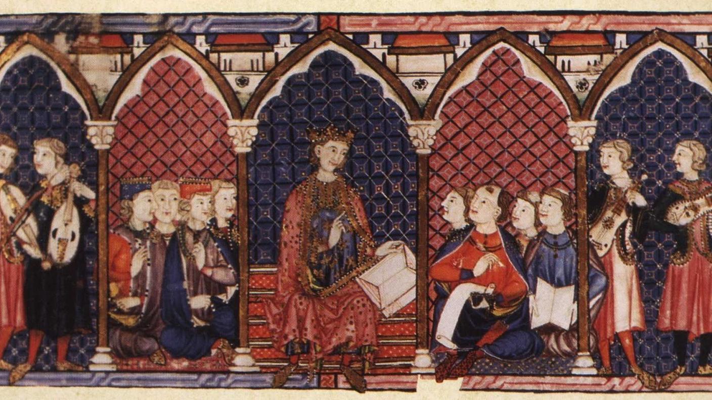 Musica alla corte di Alfonso X di Castiglia. Dal manoscritto delle Cantigas de Sancta Maria