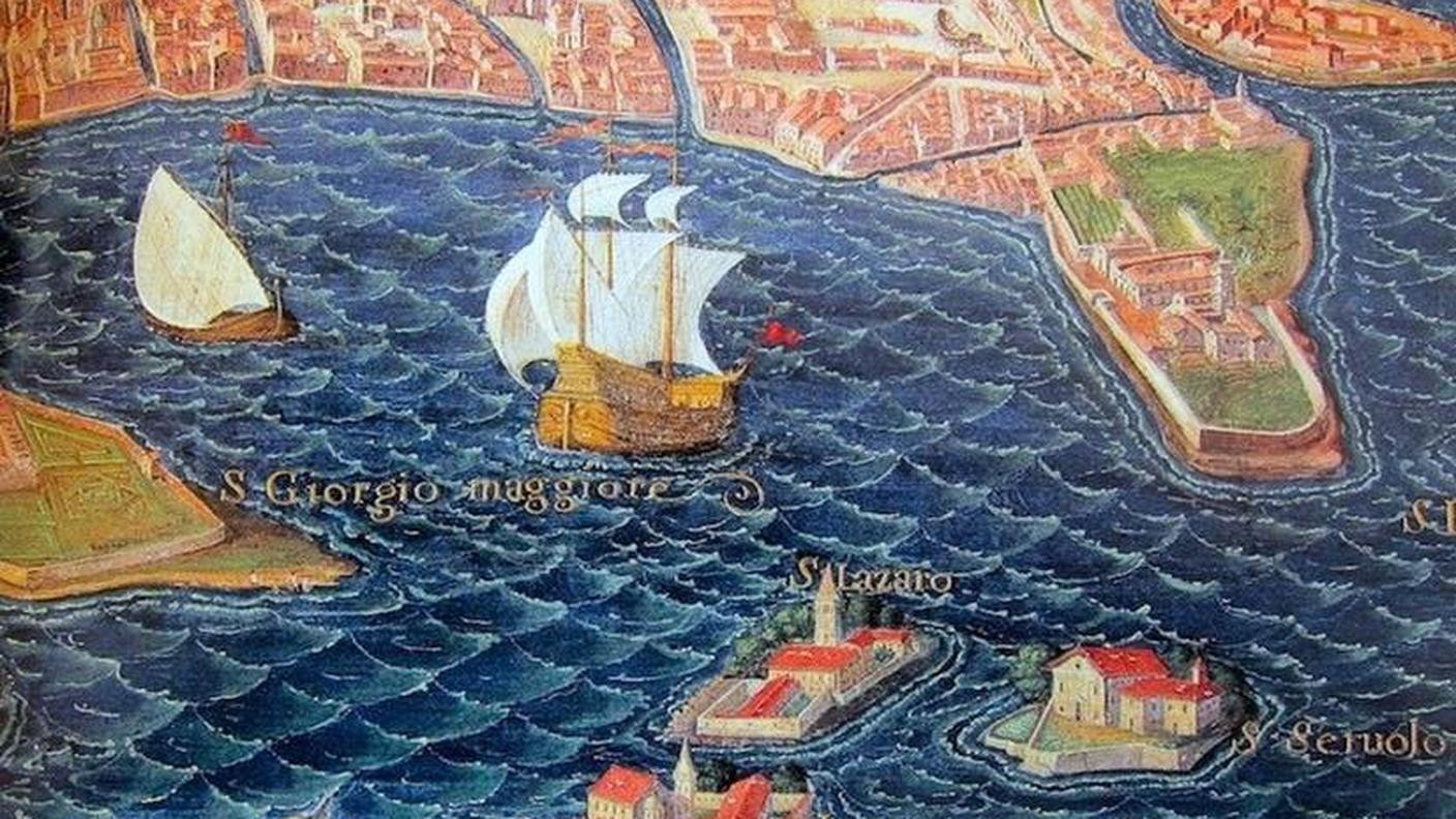Venezia (part) in una carta cinquecentesca
