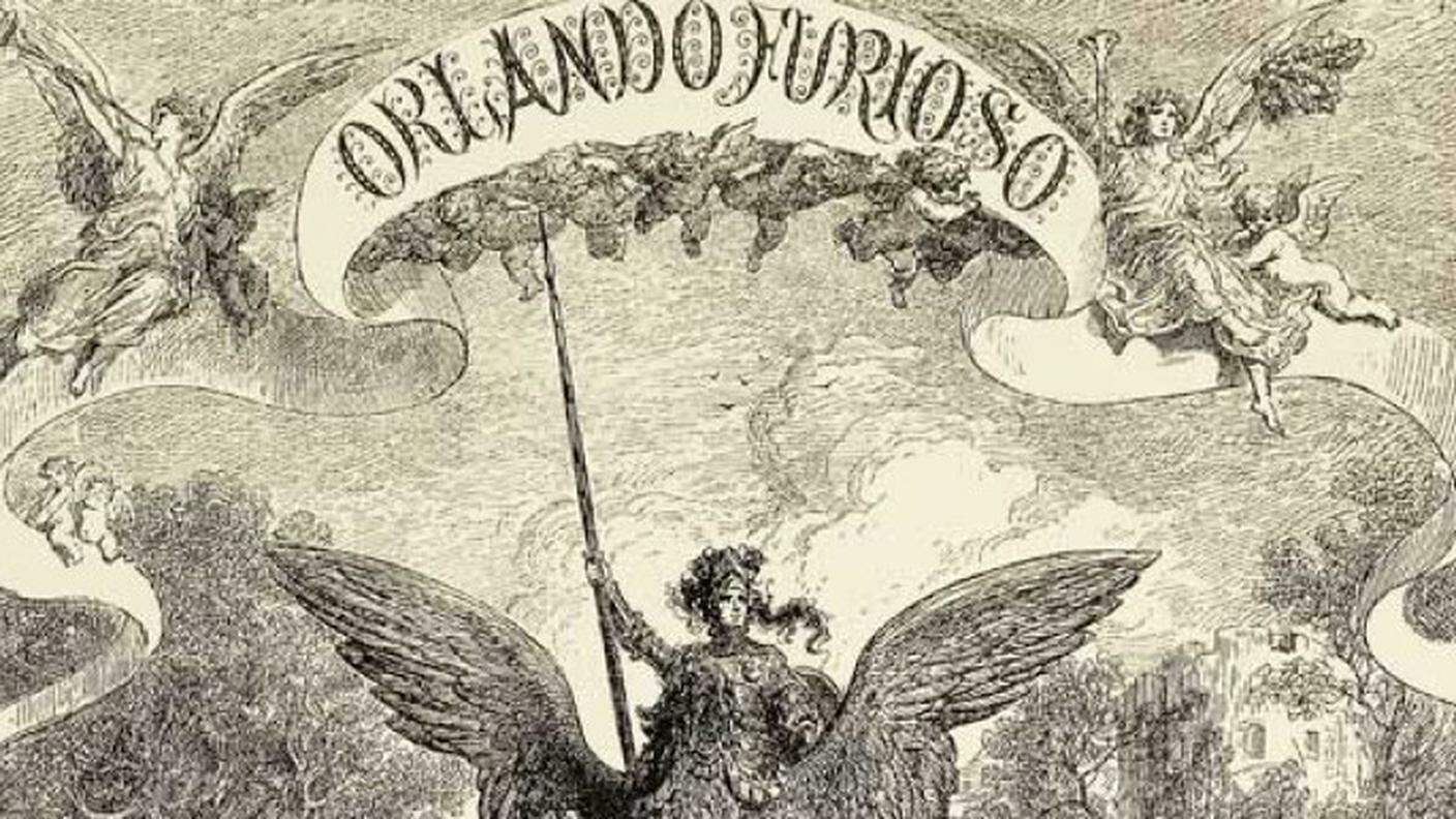 Illustrazione di frontespizio dell’Orlando Furioso