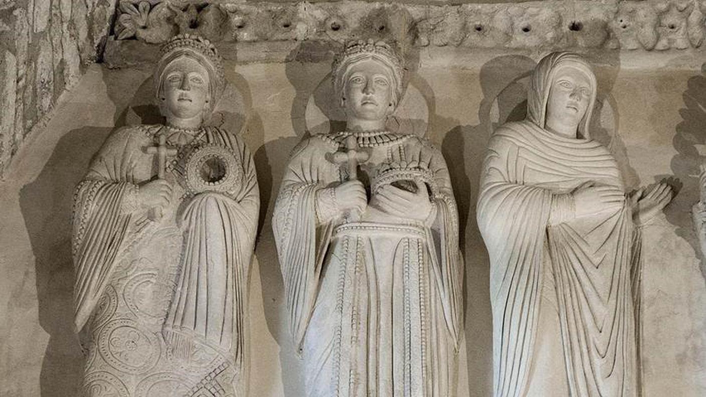 Cividale del Friuli – particolare del tempietto longobardo