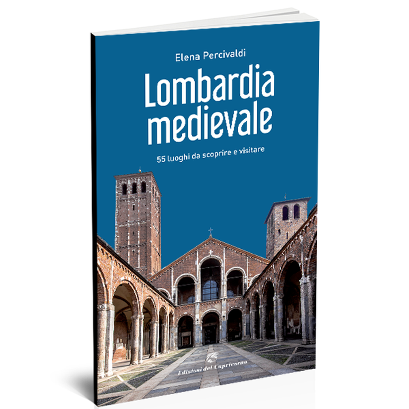 "Lombardia medievale" di Elena Percivaldi, Edizioni del Capricorno (dettaglio di copertina)