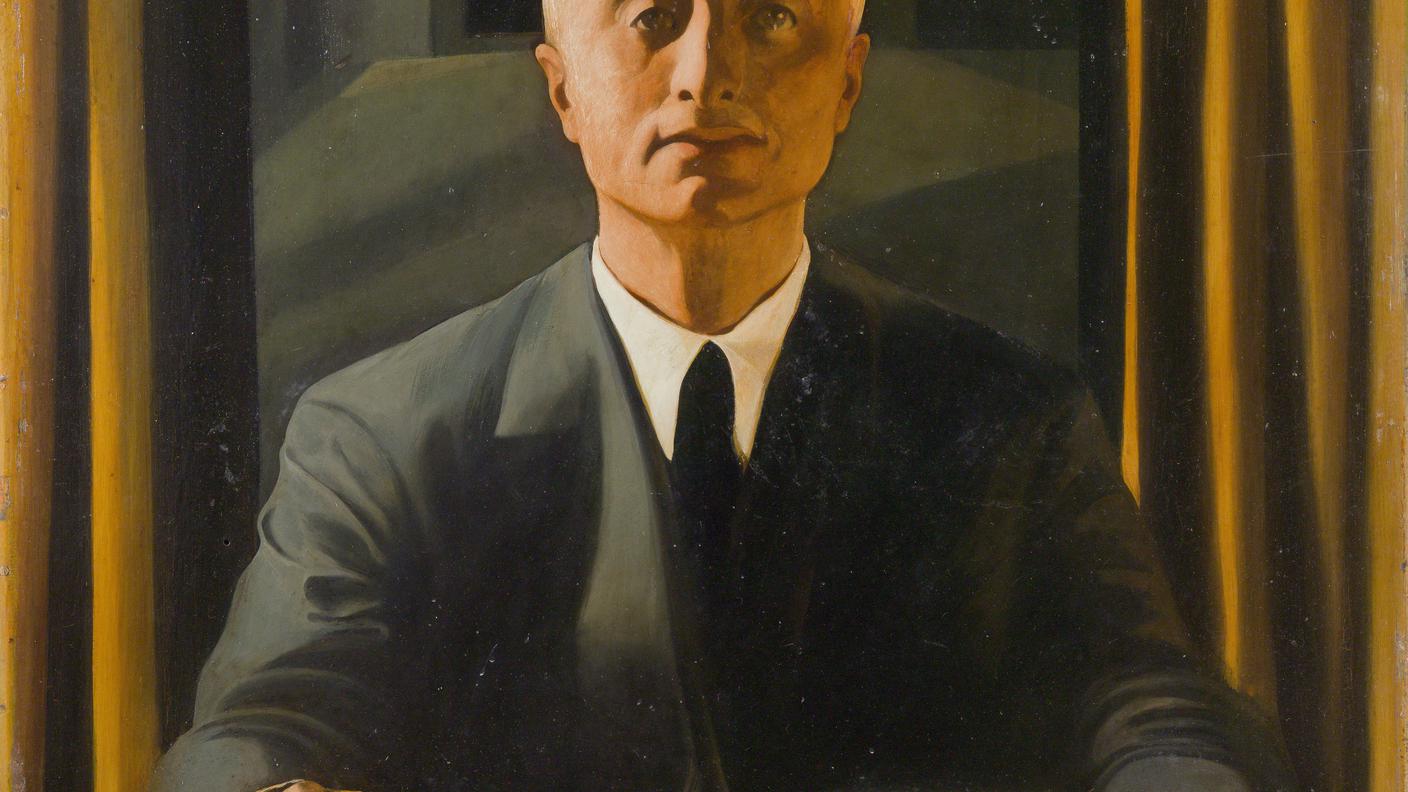 Felice Casorati, Ritratto di Riccardo Gualino o Ritratto di signore, 1922. Collezione privata. 
