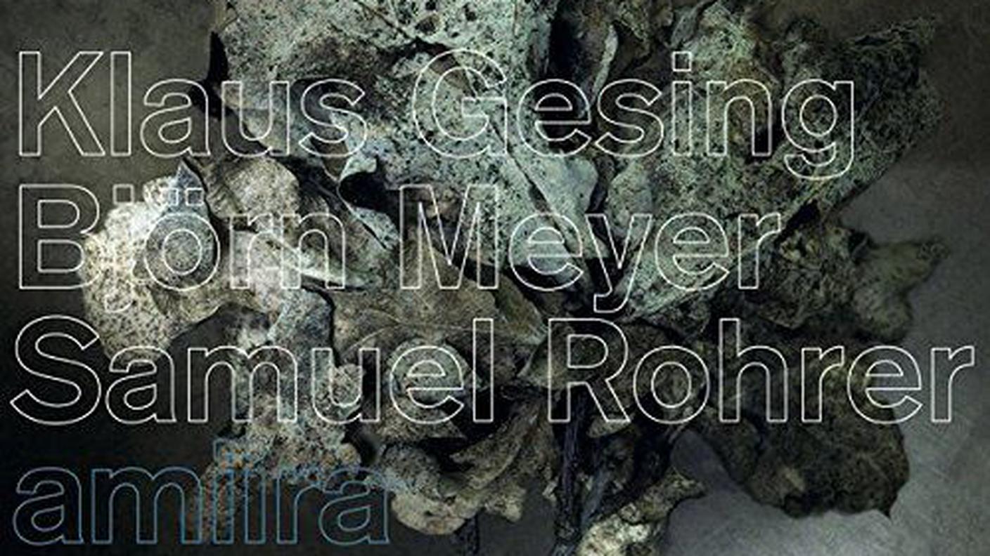 "What We Leave" di Klaus Gesing, Björn Meyer e Samuel Rohre; Arjunamusic Records (dettaglio di copertina)