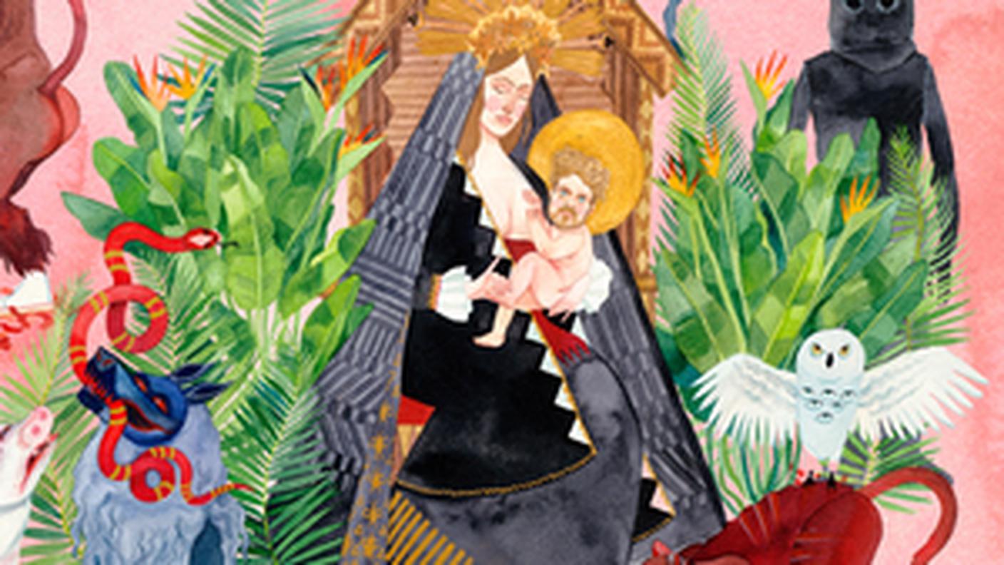 "Bored in the USA" di Father John Misty, Sub Pop Records (dettaglio di copertina)