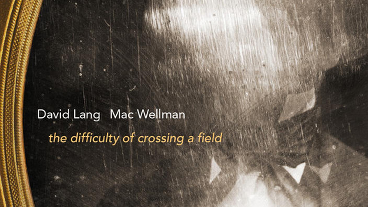 "The difficulty of crossing a field" di David Lang, Cantaloupe Music (dettaglio di copertina)