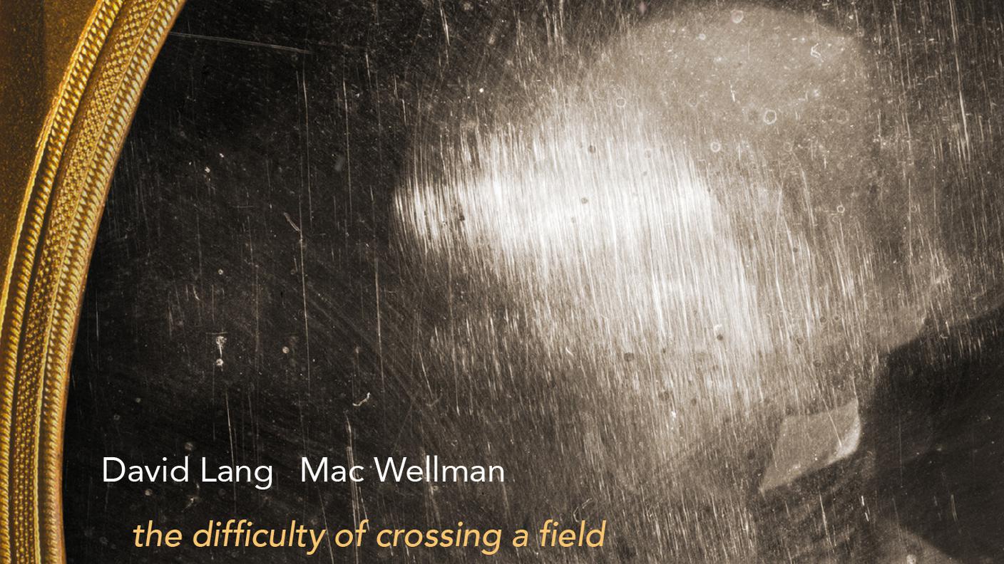 "The difficulty of crossing a field" di David Lang, Cantaloupe Music (dettaglio di copertina)