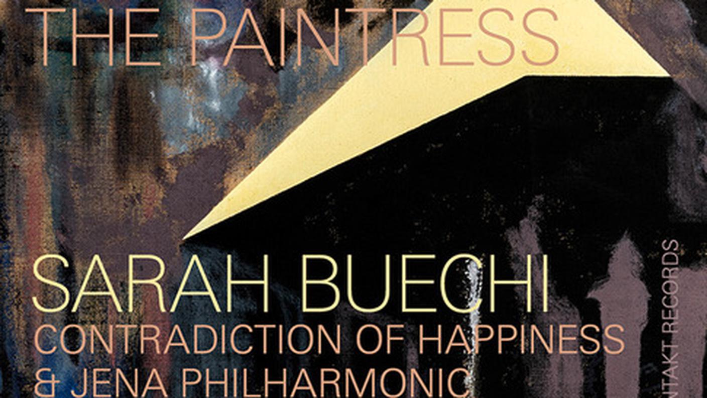 "Creation" di Sarah Buechi Septet & Jena Philharmonic Orchestra, Intakt Records (dettaglio di copertina)