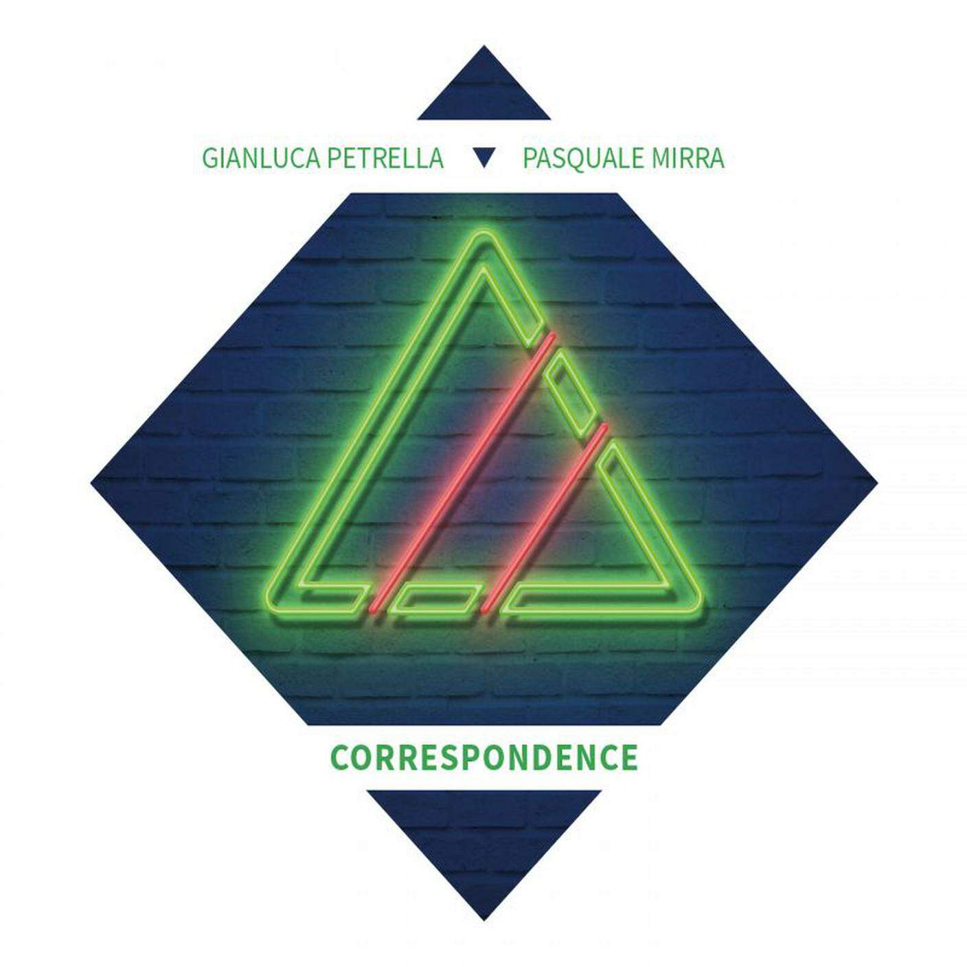 “Correspondence” di Gianluca Petrella & Pasquale Mirra, Tûk Music (dettaglio di copertina)